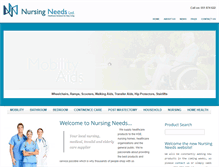 Tablet Screenshot of nursingneeds.ie